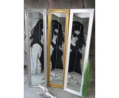 Livitat® Standspiegel Ankleidespiegel antik barock 160 x 40 cm NO Gold LV9038