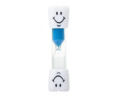 Zahnputzuhr für Kinder, Sanduhr mit witzigen Smileys, 2 Minuten Laufzeit, Badezimmer-Zubehör, von ctgvh