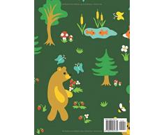 Mein Stickeralbum: Stickeralbum leer zum sammeln von Stickern | Motiv: Waldtiere, Fuchs Bär Igel und Co. DIN A4 Format mit 40 Seiten für Mädchen und Jungen | Kein Silikonpapier zum wieder abziehen !