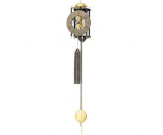 Nostalgie-Wanduhr Pendel Wanduhr mit Pendel Gehäuse Metall lackiert