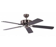 Pepeo Deckenventilator Potkuri aged silber, Flügel schwarz, 1336201232_v3