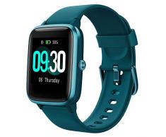 Willful Smartwatch,1.3 Zoll Touch-Farbdisplay Fitness Armbanduhr mit Pulsuhr Fitness Tracker IP68 Wasserdicht Sportuhr Smart Watch mit Schrittzähler,Schlafmonitor,Stoppuhr für Damen Herren Kinder