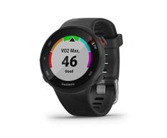 Garmin Forerunner 45S – GPS-Laufuhr im schlanken Design mit umfangreichen Lauffunktionen, Trainingsplänen, Herzfrequenzmessung am Handgelenk, für schlanke Handgelenke, Smartphone Benachrichtigungen