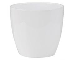 Scheurich Keramik-Übertopf 'Alaska', Ø 14cm, weiß (1 Stück)