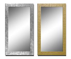 Bilderdepot24 Wandspiegel Spiegel - Kacheln ca. 105x65 cm - Silber