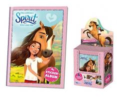 Blue Ocean DreamWorks Spirit Wild und Frei Sticker - Stickeralbum + 1 Display (36 Tüten)