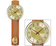 AMS Quarz-Pendeluhr, Holz, Mehrfarbig, 73 x 31 x 18 cm