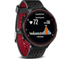 Garmin Forerunner 235 Schwarz und Marsala-Rot - GPS-Laufuhr mit Herzfrequenzmessung am Handgelenk, 010-03717-71