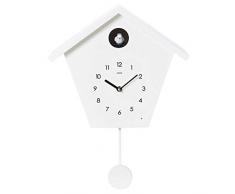 Cuco Clock Kuckucksuhr Schwarzwaldhaus mit Pendel Wanduhr Design modern Pendeluhr Kuckuck Uhr Holz Zeit Nachtruhe Chronometer