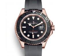 GFDSA Luxusmarke Herren Automatik Mechanik Silber Rotgold Schwarz Grau Edelstahl Yachtuhr Keramik Lünette Saphir Gold Schwarz