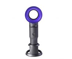 BOENTA Ventilator Klein Handfan Handventilator Lüfter Kühlturm Stehender Turmventilator Klingenlose Fans Leiser Turmventilator Schreibtisch Tower Fan Purple