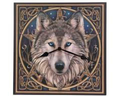 Puckator Bilderuhr Wolf Keltischer Wolfskopf