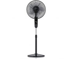Brandson - Standventilator DC Silent mit Fernbedienung + LED Display - 24 Geschwindigkeiten - Oszillation 80 Grad - Ventilator sehr leise - Höhe verstellbar - Kopf um 35 Grad neigbar | Modell 2020