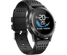 Smartwatch Blutdruck Fitness Armbanduhr mit Pulsuhren IP68 Wasserdicht Smart watch Fitness Uhr Aktivitätstracker Schrittzähler Schlafmonitor Kalorienzähler Sportuhr Damen Herren für iOS Android Handy