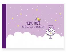 Taufbuch Mädchen (Taufalbum/Erinnerungsbuch/Eintragealbum, Recycling-Papier, Taufgeschenk)