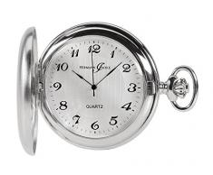 Hermann Jäckle Todtnau Quarz Taschenuhr incl. Kette & Box