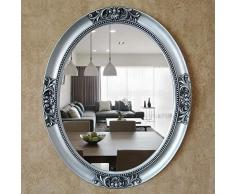 YBGW Standspiegel Groß Dekorativer Spiegel Retro Ovaler Spiegel Toilettenspiegel Badezimmerspiegel Wandspiegel Waschbecken Spiegel