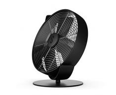 Stadler Form Tischventilator Tim, kühlt leise mit stufenlosem Drehzahlregler, mit USB-Anschluss, ideal für Schlafzimmer und Büro, 26,7 x 28,5 x 18,9 cm, schwarz