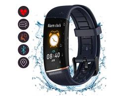 BYTTRON Fitness Tracker, wasserdichte Aktivitäts-Tracker-Uhr Mit Schrittzähler-Schrittzähleruhr Und Schlafmonitor Kalorienzähleruhr, Schlankes, Intelligentes Armband Für Frauen Männer (Blau)