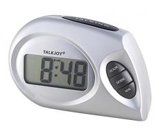 Profi Sprechende Uhr Tischuhr Zeitansage Blindenuhr Seniorenuhr großes LCD Display Nachttisch Sehbehinderung Alltagshilfe Wecker