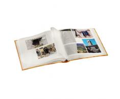 Hama Jumbo Fotoalbum Singo, 30 x 30cm, 100 Seiten, 50 Blatt, 400 Fotos, orange