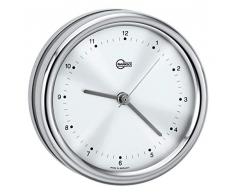 Barigo Orion Kabinenaustattung Schiffsuhr Edelstahl poliert 102mm