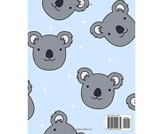 Koaka Blank Sticker Album: Koala Themed Blank Sticker Book 8x10 100 pages