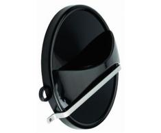 Efalock 12425 Handspiegel mit Wandhalter schwarz, 1er Pack (1 x 1 Stück)