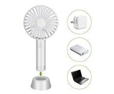 Handheld Ventilator,USB-Lüfter,Mini Tischventilatoren,Tragbarer Mini Fan Mit Abnehmbarem Aromadiffusor 3 Geschwindigkeiten Lüfter Mit Base,für Büro, Zuhause und Im Freien