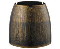 ecooe XL Windaschenbecher Bronze Edelstahl Aschenbecher für Draußen & Innen Groß Metall Tisch Ascher