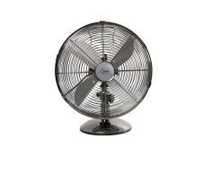 Suntec Wellness Tischventilator CoolBreeze 3.000 TVM gunmetal grey [30 cm Flügel-Ø, 3 Stufen, oszillierend, 35 Watt]