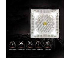 LAMP Home Schlafzimmer Deckenleuchte, Deckenventilatoren mit Lampe Moderne quadratische Deckenventilator LED-Leuchten LED-Deckenleuchte Geeignet für Kinder S Zimmer Schlafzimmer Wohnzimmer Innenbele