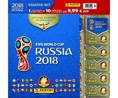 Panini WM Russia 2018 – Sticker – Starterset mit Album und 10 Tüten - deutsche Ausgabe