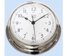 Hanseatic Instruments Schiffsuhr Quarz (Batterie) 155 mm verchromtes Gehäuse