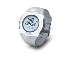 Sanitas SPM 25 Pulsuhr, EKG-genaue Herzfrequenzmessung, wasserdicht bis 30 Meter, Grau