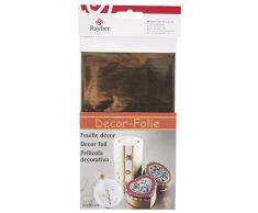 Rayher 8128306 Spiegelfolie, 20x30cm, SB-Btl 1Stück, gold