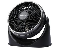 VOXON Ventilator, Tisch-/Wand-Tischventilator Kraftvoller und geräuscharmer Turbo-Ventilatoren mit 3 Geschwindigkeitsstufen und verstellbaren Neigungswinkel