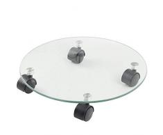 FLORA GUARD Pflanzenroller Glas-Multiroller, Durchmessser 35CM (Glas)