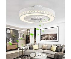 Fan Deckenleuchte kreative moderne Deckenleuchte LED Dimmbar deckenventilator mit beleuchtung und fernbedienung leise Kinderzimmer Schlafzimmer Wohnzimmer beleuchtung