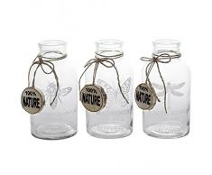 Glasvase"100%Nature"H20ø10cm