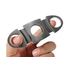 Zigarren Cutter Zigarrenabschneider Zigarrenschneider Stahl 1 Klingen in silber