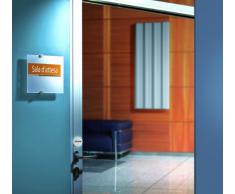 Durable 482319 Türschild CRYSTAL SIGN, 210 x 148 mm, transparent