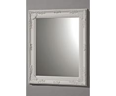 HOCHWERTIGER WANDSPIEGEL IN WeissMODELL BAROCK 82x62cm