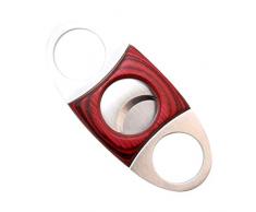 Belukies Zigarrenschneider, Zigarrencutter, Doppelte Klinge Zigarrenschere, Edelstahl Cutter Für Die Meisten Größe Von Zigarren,Redwood Stainless