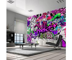 Vlies Fototapete 350x245 cm - 3 Farben zur Auswahl - Top - Tapete - Wandbilder XXL - Wandbild - Bild - Fototapeten - Tapeten - Wandtapete - Wand - Graffiti Streetart f-A-0348-a-c