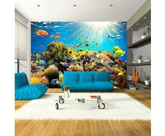 Vlies Fototapete 250x175 cm ! Top Tapete ! Wandbilder XXL Wandbild Bild Fototapeten Tapeten Wandtapete Wanddeko Wand Fisch Natur b-A-0002-a-a