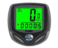 TIREOW wasserdichte Stoppuhr Rücklicht Tacho Tachometer Kilometerzähler Fahrrad Mountainbike
