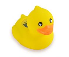 MeasuPro Badethermometer für Badewasser- und Raumtemperatur mit Uhr, Stoppuhr und benutzerdefiniertem Übertemperaturalarm