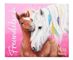 Depesche 10292 Freundebuch Miss Melody, pink, ca. 17 x 20,5 x 1,5 cm, bunt