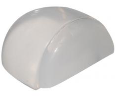 WAGNER Bodentürstopper - CLEAR - Hochwertiger Kunststoff, transparent, 43 x 40 x 23 mm, selbstklebend, rückstandslos entfernbar - 15502811